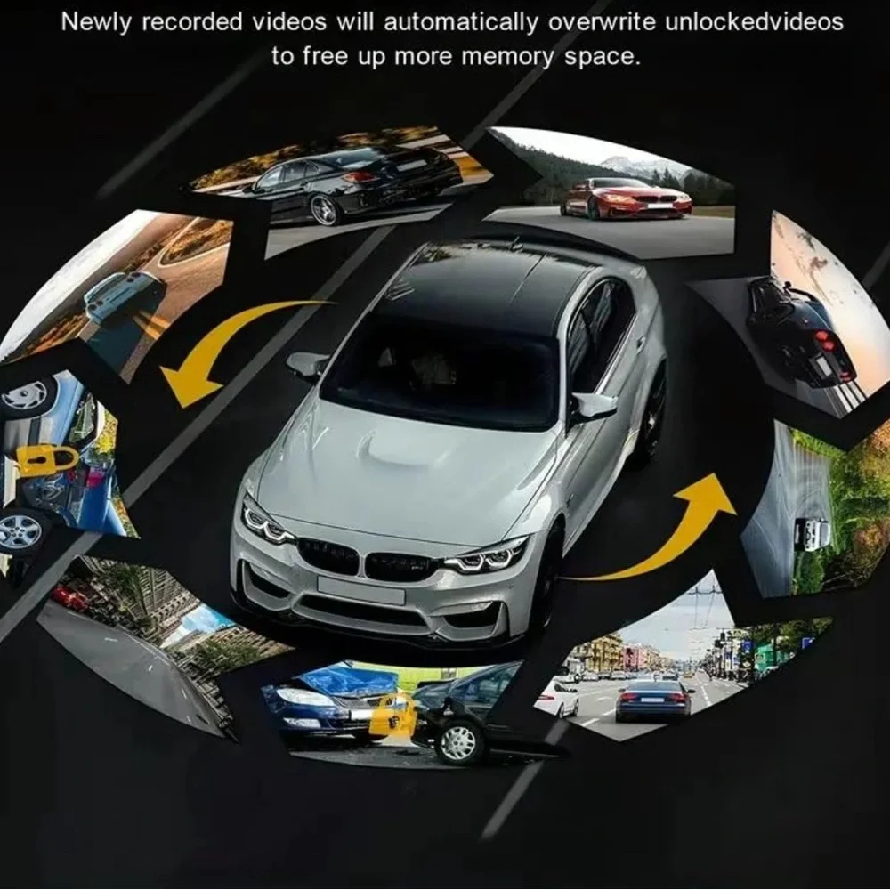 COPY - Dual Dash Cam Front And Inside 1080P camera for car